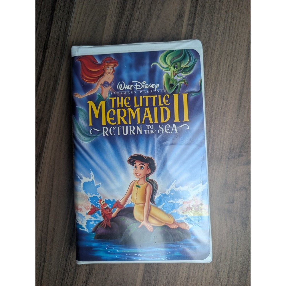 Disney The Little Mermaid II Return to the Sea VHS 2000 Clamshell Tested Family